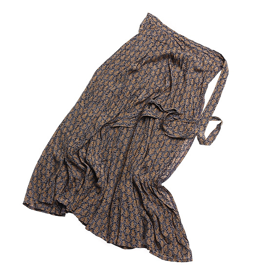 LAURA ASHLEY wrap skirt