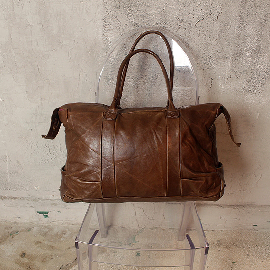 Edition x REN leather boston bag