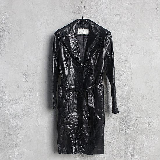 SURELLE JUILLET leather trench