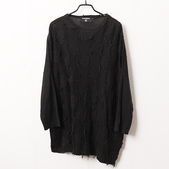 Gomme grunge detail knit