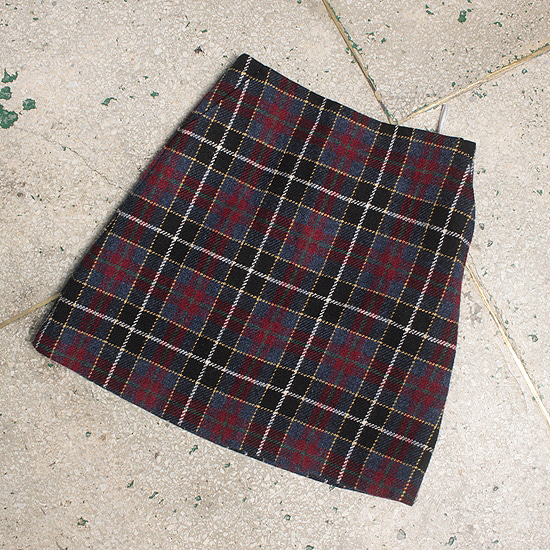 MACKINTOSH harris tweed fabric skirt (28inch)