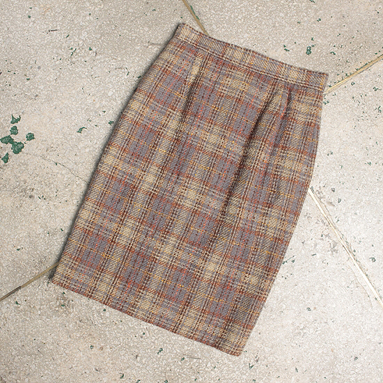 UNGARO tweed skirt (27.5)