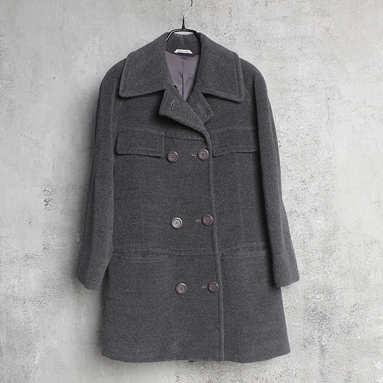 italy made wool double coat