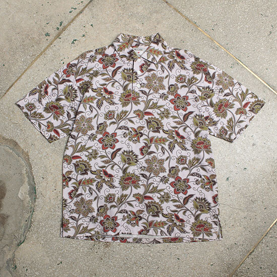 vtg MOSCHINO UOMO floral pique shirts