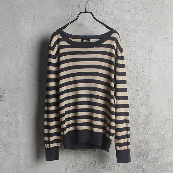 a.p.c stripe knit