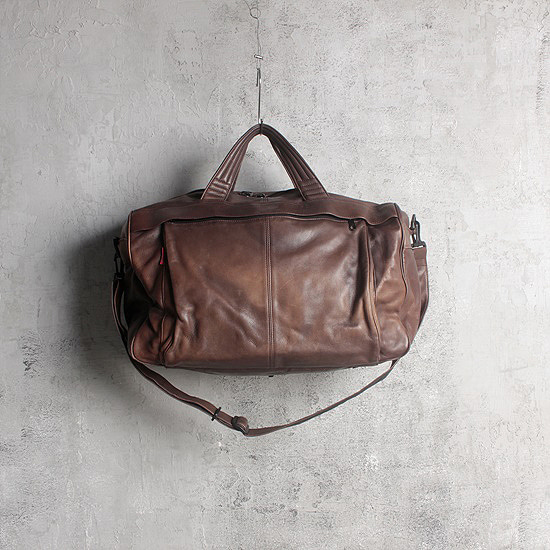 porter dash! by yoshida poter all leather travel bag