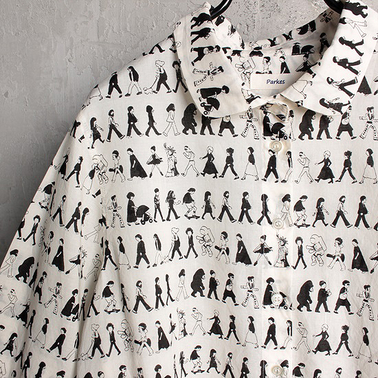 PARKES human pattern shirts