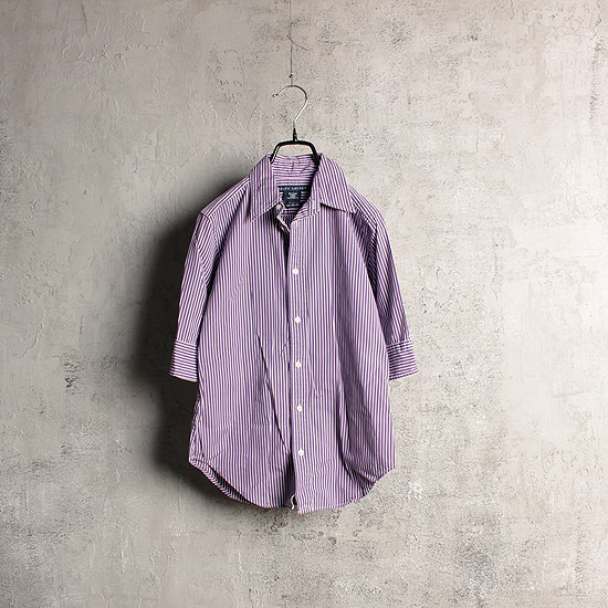 Ralph Lauren purple super slim fit half shirts