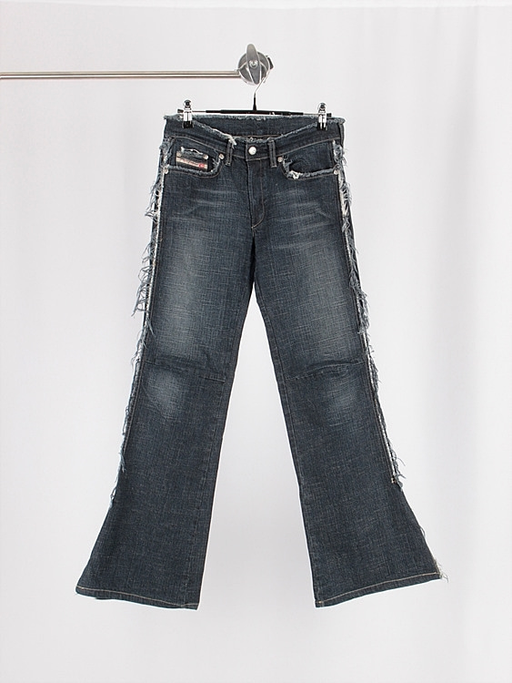 DIESEL grunge flare pants (27inch) - italy made