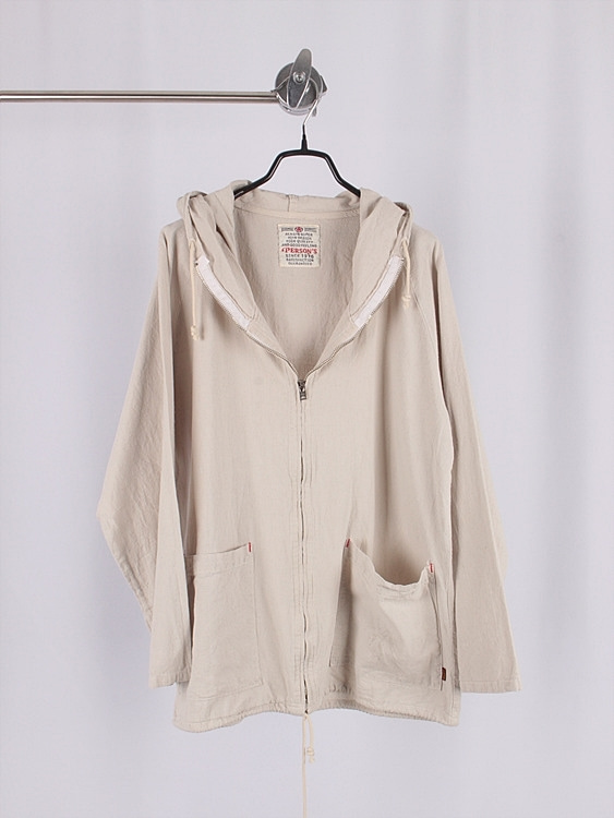 PERSON&#039;S hemp hoodie jacket - JAPAN MADE