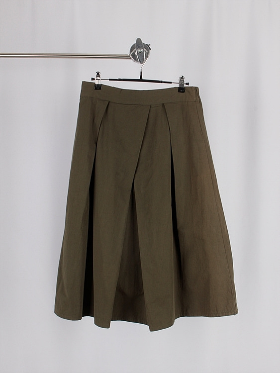 DECO COMPANY pin-tuck skirt (29.9 inch)