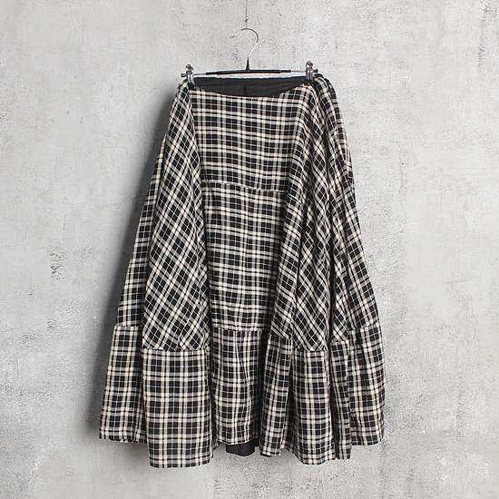 GARMENT REPRODUCTION OF WORKERS wide skirt (26.3inch)