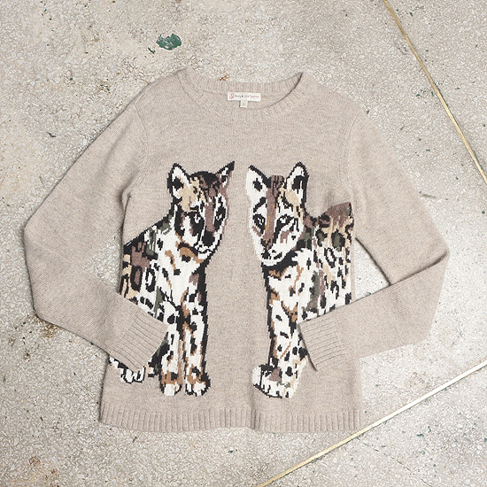 PAUL &amp; JOE cheetah print knit