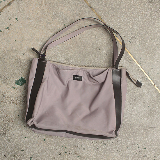 Y&#039;SACCS by yohji yamamoto leather nylon tote bag