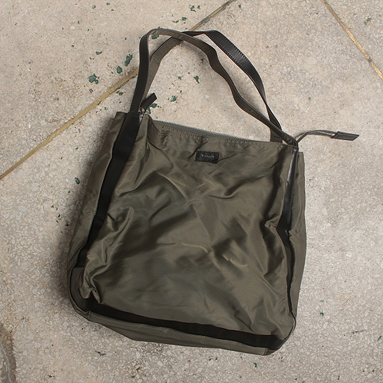 Y&#039;SACCS by yohji yamamoto leather nylon tote bag