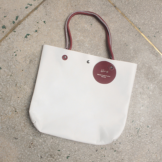 hand work leather tote bag