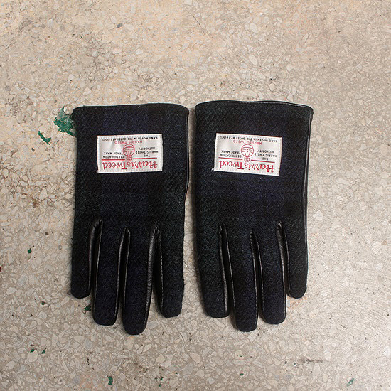 CLOSHI harris tweed glove