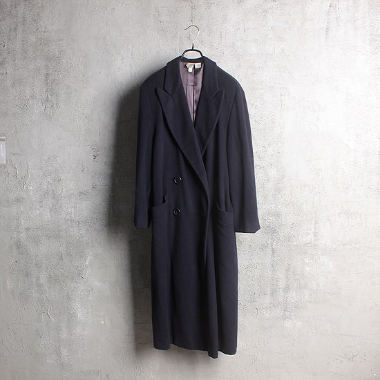 krizia 100% cashmere long coat (길이 122)