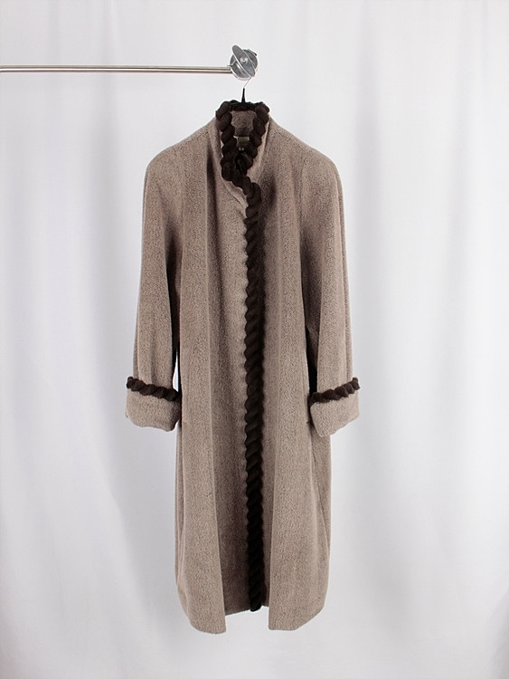 1’RUE VERT alpaca coat - japan made