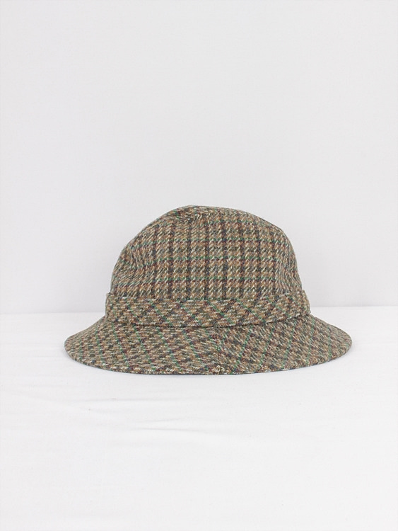 spick &amp; span harris tweed fabric hat - japan made