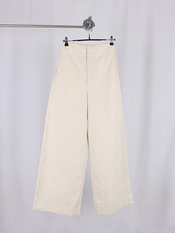 ADAM ET ROPE  wide pants ivory (26.7inch) - japan made