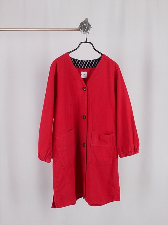 GIEMON kurume traditional fabric-kasuri jacket - JAPAN MADE