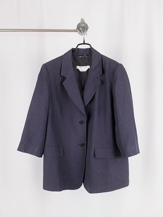 MARINA RINALDI half sleeve linen jacket - italy made