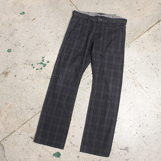 R.NEWBOLD check pants (34inch)