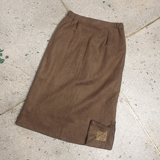vtg corduroy banding skirt (27 ~ inch)
