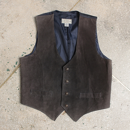 arizona leather vest