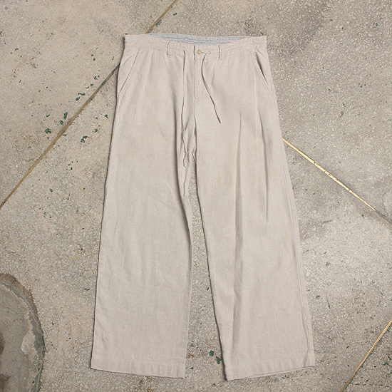 MUJI linen wide pants (~30inch)