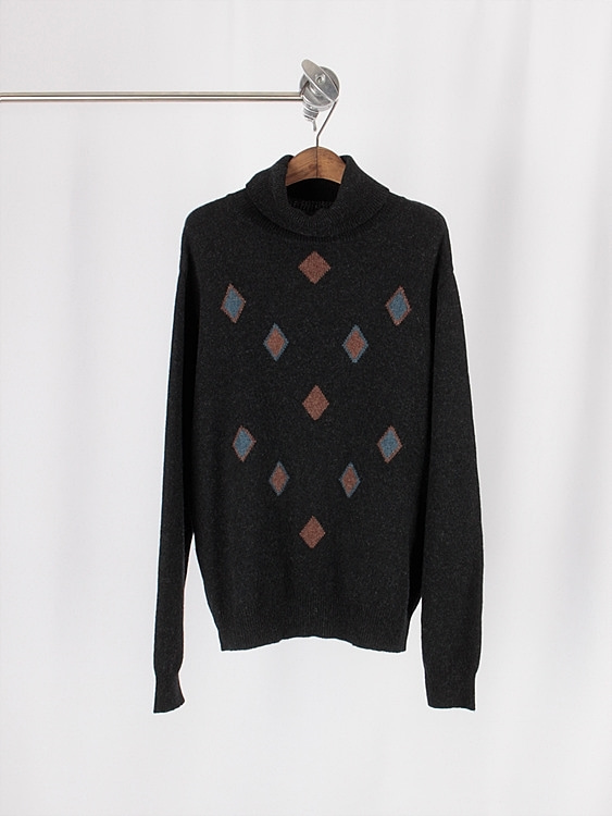TRANS CONTINENT turtle neck knit - JAPAN MADE