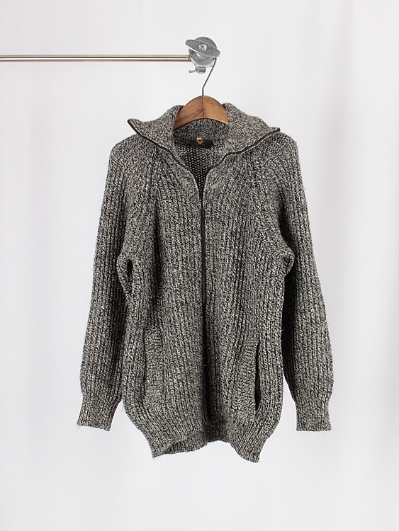 HIGHLAND2000 patch pullover knit - U.K MADE