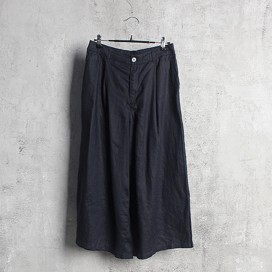 MUJI(無印良品) linen wide pants (KZ)