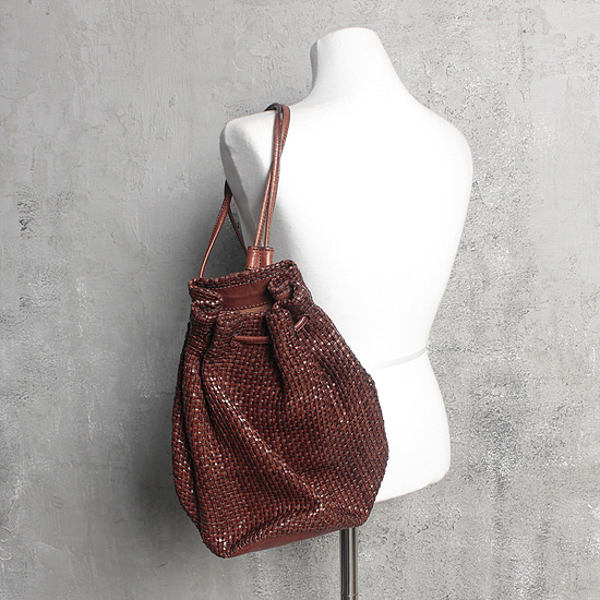 Diciott Arnini leather weaving bag (KZ)