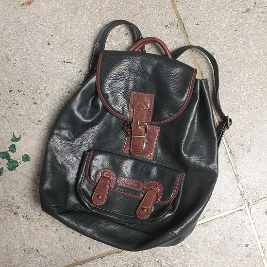 all leather backpack