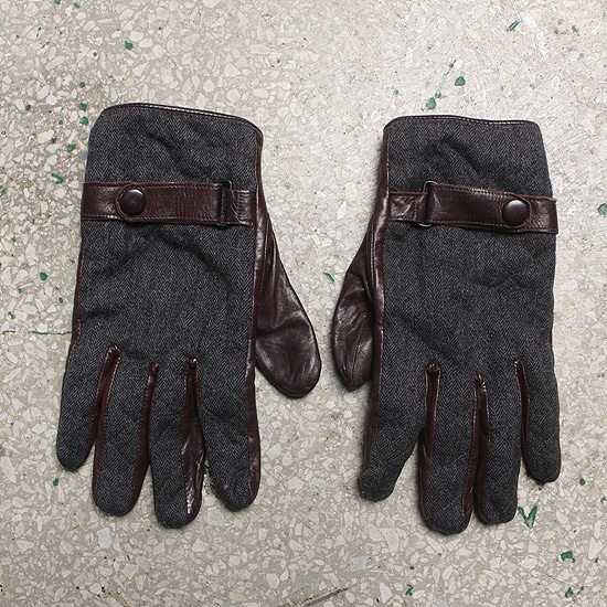 The suit company wool leather glove
