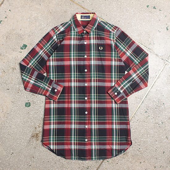 Fred Perry check long shirts