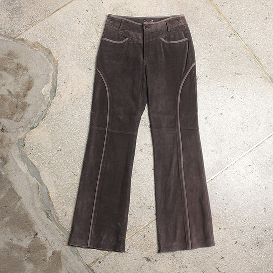 dejavu leather suede pants (~30)