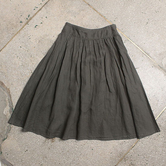 MARGARET HOWELL linen skirt (25.9inch)