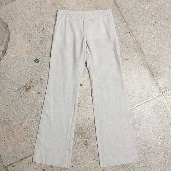 GHIFFA wool linen boots cut pants (29inch)
