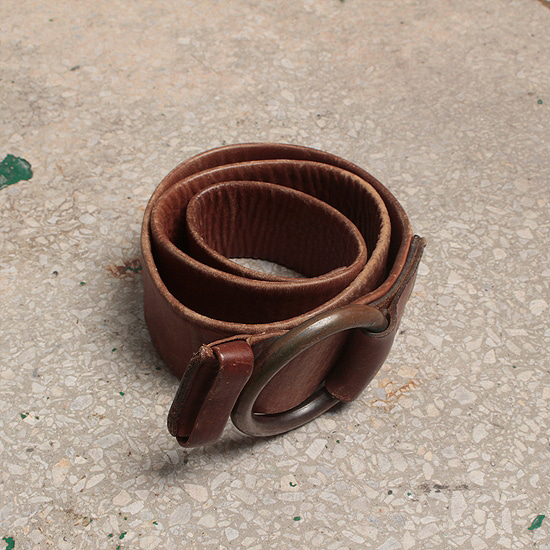 vtg Steelhide au nature leather belt