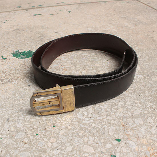 vtg christian dior leather belt