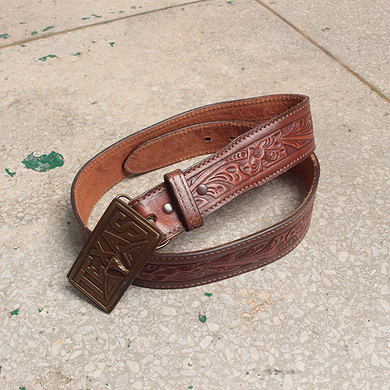Textan western leather belt