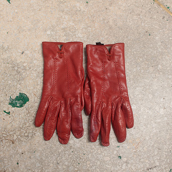 ALPO leather cashmere glove