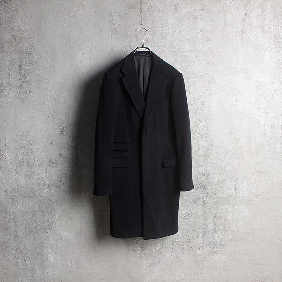 UNITED ARROWS angora cashmere wool coat