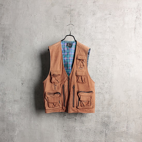 Plus-O cow leather work vest