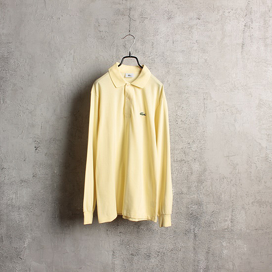 LACOSTE japan made lemon pique shirts