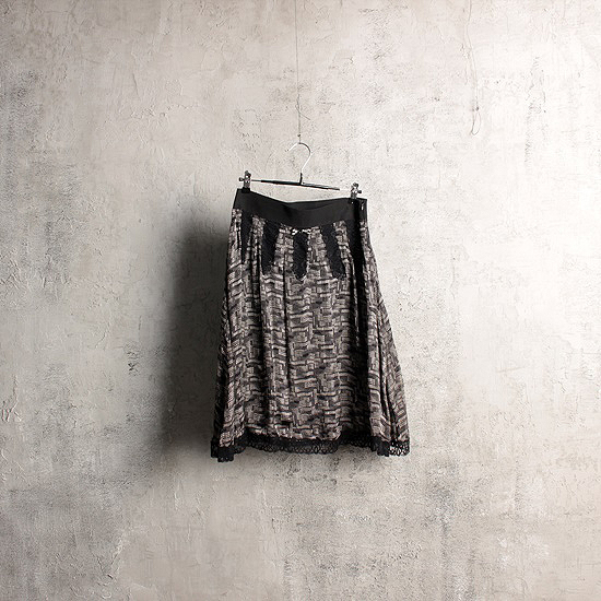 BLUEMARINE silk skirt (28.3 inch)