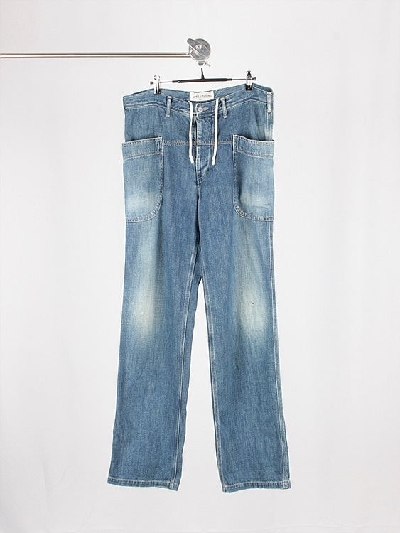 SPELL BOUND easy denim pants (34.6 inch)